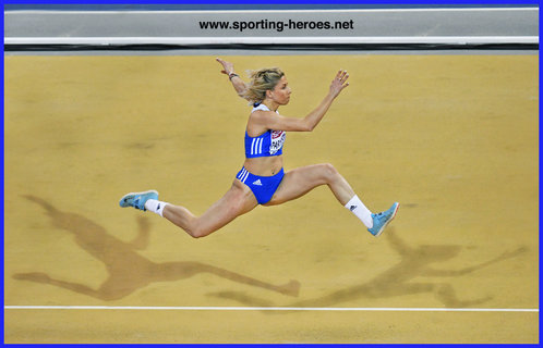 Paraskevi  PAPACHRISTOU - Greece - 2nd. at 2019 European Indoor Championships.