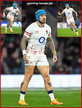 Jack NOWELL - England - International Rugby Caps. 2019 -