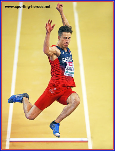 Strahinja  JOVANCEVIC - Serbia - 2019 European Indoor Championships long jump medallist.