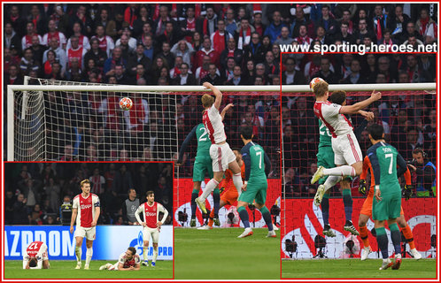 Matthijs  de LIGT - Ajax - 2019 Champions League K.O. games.