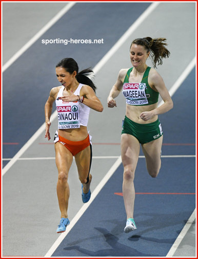 Sofia ENNAOUI - Poland - 1500m silver medal at 2019 European Indoor Champs.