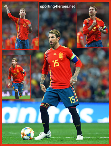 Sergio Ramos - Spain - 2020 European Championship qualiying games.