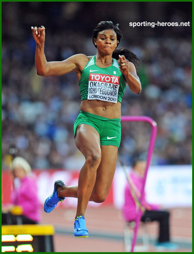 Blessing OKAGBARE - Nigeria - 8th in long jump at 2017 World Championships.