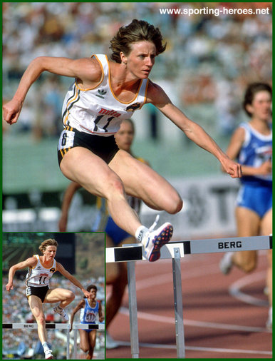 Debbie Flintoff-King - Australia - 1988 Olympic 400mh Champion. Silver at 1987 World Champs.
