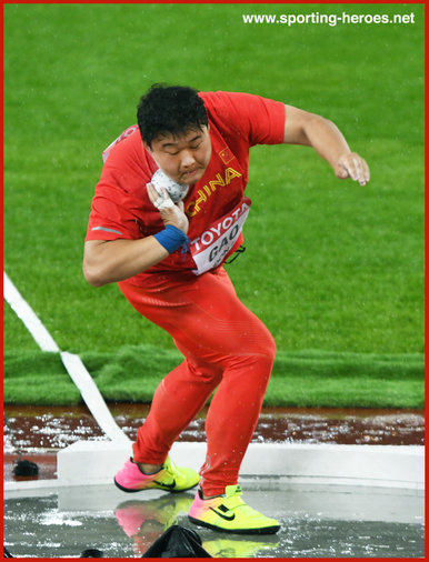 Yang GAO - China - Fifth at 2017 World Championships.
