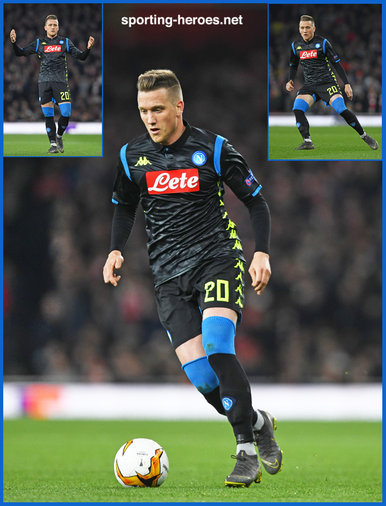 Piotr  ZIELINSKI - Napoli - 2019 Europa League quarter finals.