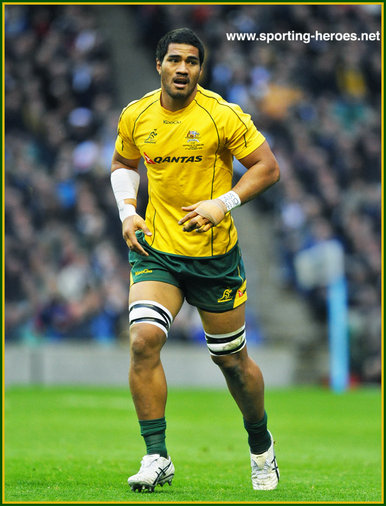 Sitalek TIMANI - Australia - International Rugby Union Caps.