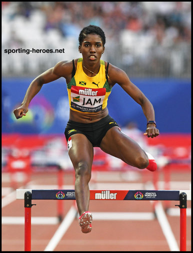 Janieve RUSSELL - Jamaica - Gold medal 2018 Athletics World Cup.