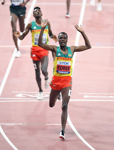 Muktar EDRIS - Ethiopia - Second World 5,000 metres Gold medal.