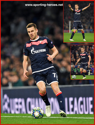 Marko GOBELJIC - Red Star Belgrade - 2019/2020 Champions League Matches.