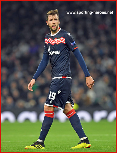 Nemanja MILUNOVIC - Red Star Belgrade - 2019/2020 Champions League Matches.