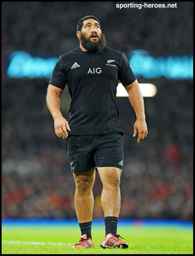 Charlie FAUMUINA - New Zealand - International Rugby Union Caps.