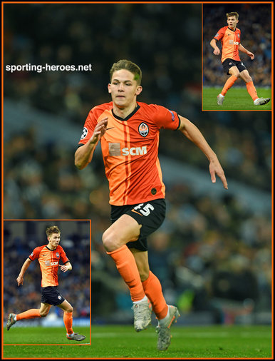 Danylo SIKAN - Shakhtar Donetsk - 2019/2020 Champions League games.