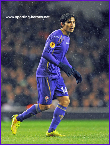 Matias  FERNANDEZ - Fiorentina - 2015 Europa League K.O. games.