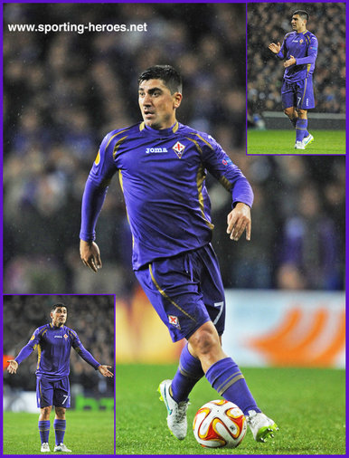 David Pizarro - Fiorentina - 2015 Europa League K.O. games.