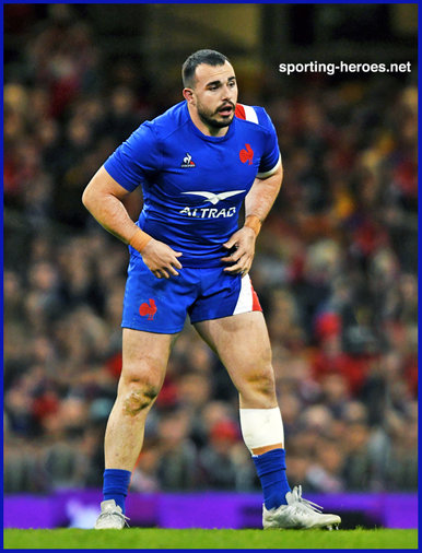 Jean-Baptiste  GROS - France - International Rugby Union Caps.