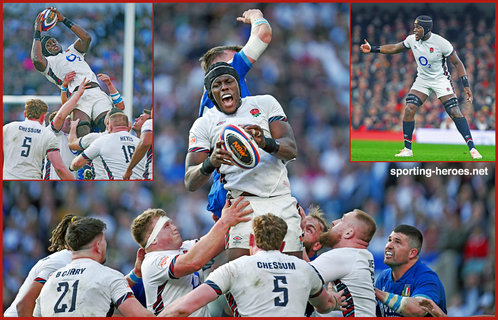 Maro ITOJE - England - International Rugby Union Caps. 2020-