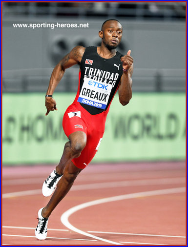 Kyle GREAUX - Trinidad & Tobago - 8th at 2019 World Championships.