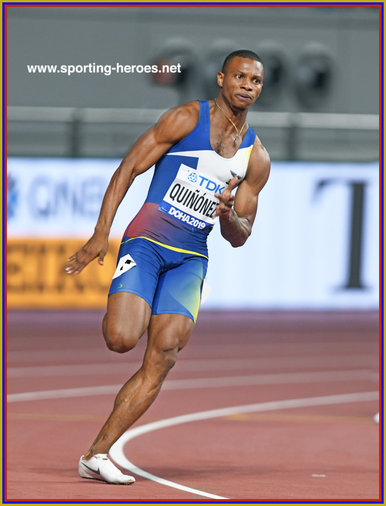 Alex QUINONEZ - Ecuador - 200m bronze medal at 2019 World Championships.