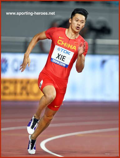 Xie ZHENYE - China - 7th. place in 200m at World Championships.