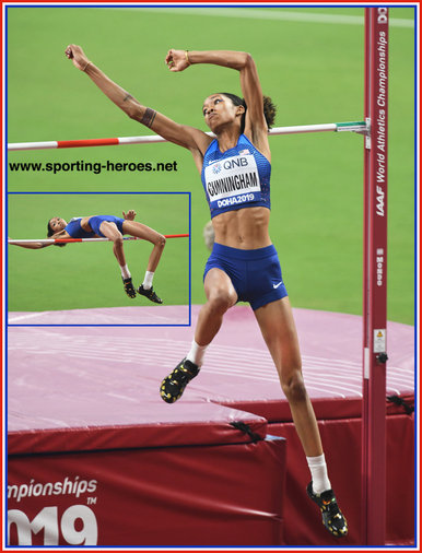 Vashti CUNNINGHAM - U.S.A. - High jump bronze medal at 2019 World Championships.