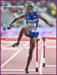 Kyron McMASTER - British Virgin islands. - 4th. in 400m hurdles at 2019 World Championships.