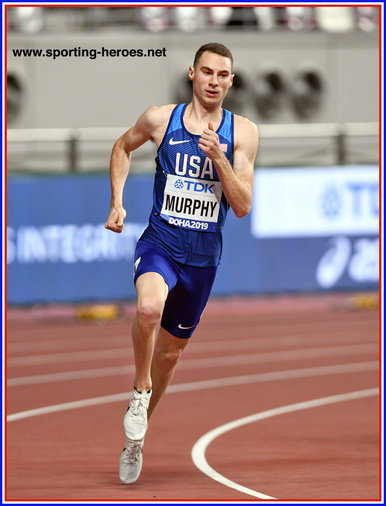 Clayton MURPHY - U.S.A. - Finalist at 2019 World Championships 800m.