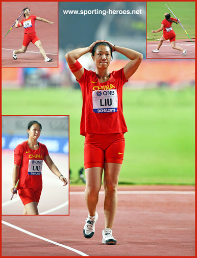 Liu SHIYING - China - Javelin silver medal at 2019 World Championships.