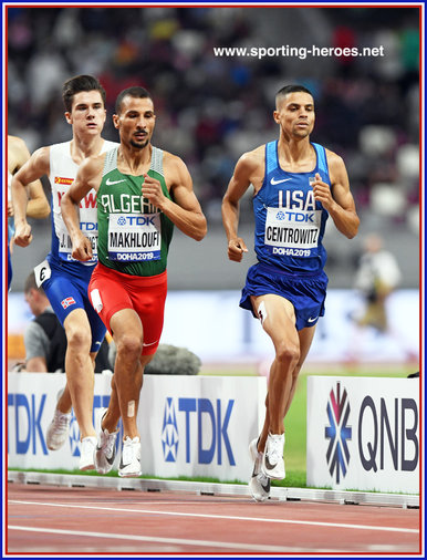 Matthew CENTROWITZ - U.S.A. - Finalist in 1500 at 2019 World Championships.