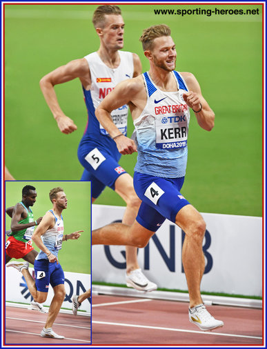 Josh KERR - Great Britain & N.I. - Sixth at 2019 World Championships in 1500m