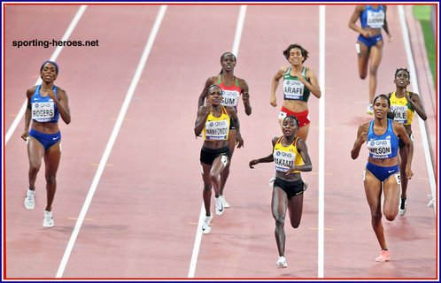 Raevyn ROGERS - U.S.A. - 800m silver medal at 2019 World Championsips