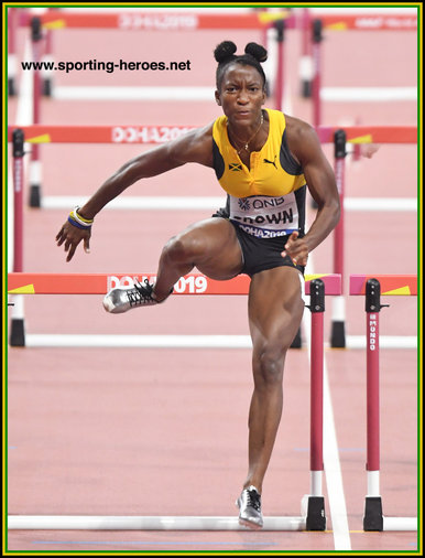 Janeek BROWN - Jamaica - Finallist at 2019 World Championships.
