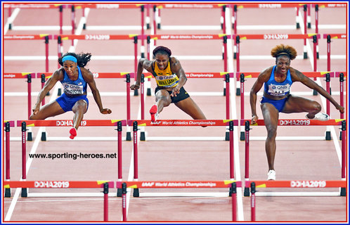 Kendra HARRISON - U.S.A. - 100mh silver medal at 2019 World Championsips