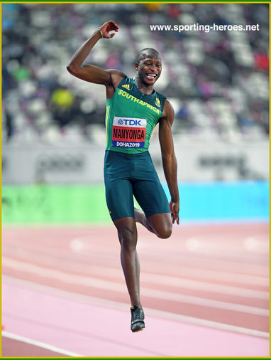Luvo MANYONGA - South Africa - 4th. place at 2019 World Championships.