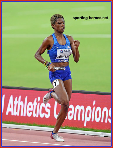 Wadeline JONATHAS - U.S.A. - Gold medal in relay & 4th. in 400m final