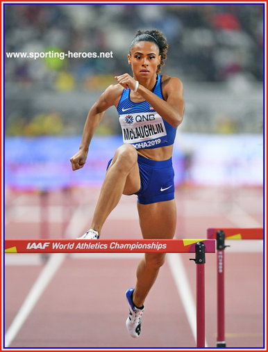 Sydney McLAUGHLIN - U.S.A. - Gold & silver at 2019 World Championships & 2020 Olympics.