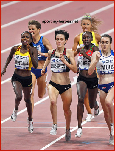 Gabriela DeBUES-STAFFORD - Canada - Sixth at 2019 World Championships 1500m.