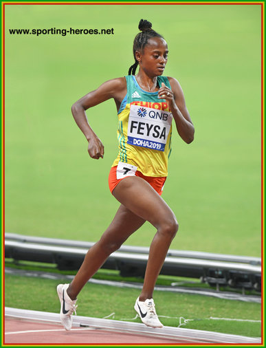 Hawi FEYSA - Ethiopia - 5,000m finalist at 2019 World Championships.