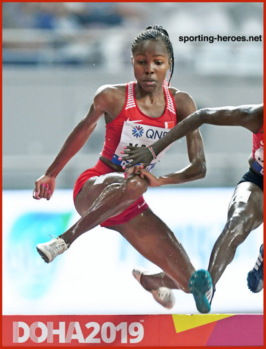 Winfred Mutile YAVI - Bahrain - 4th at 2022 & 2019 World Championships steeplechase.