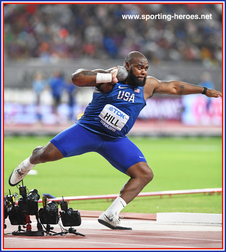 Darrell HILL - U.S.A. - 5th. in shot put at 2019 World Championships