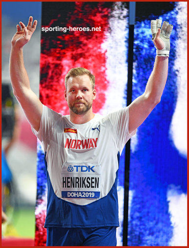 Eivind HENRIKSEN - Norway - Sixth in hammer at 2019 World Championships.