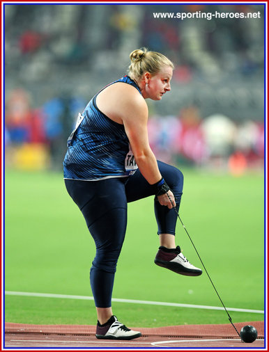 Alexandra  TAVERNIER - France - 6th. in hammer at 2019 World Championships.