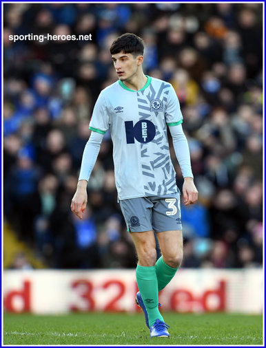 John BUCKLEY - Blackburn Rovers - League Appearances