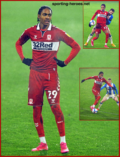 Djed SPENCE - Middlesbrough FC - League Appearances