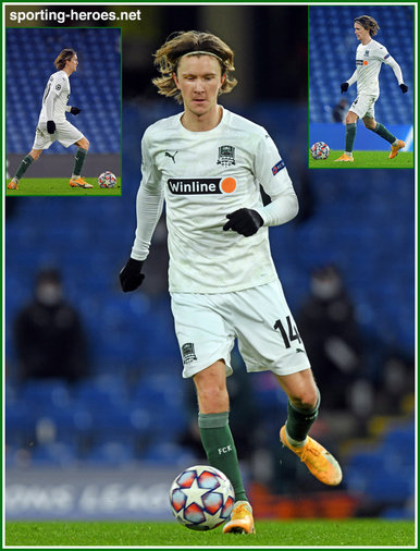 Kristoffer  OLSSON - Krasnodar - 2020-2021 Champions League games.