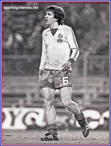 Didier CHRISTOPHE - France - International matches for France.