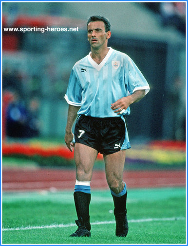 Antonio ALZAMENDI - Uruguay - 1990 World Cup games for Uruguay.