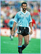 Hugo de LEON - Uruguay - 1990 World Cup games for Uruguay.
