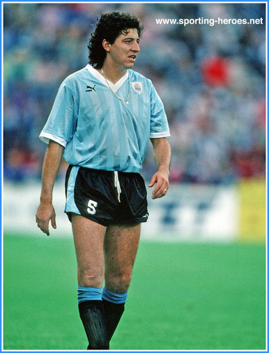 Jose PERDOMO - Uruguay - 1990 World Cup games for Uruguay.