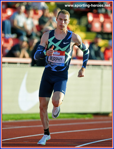 Clayton MURPHY - U.S.A. - 2021 British Grand Prix. Olympic 800m finalist.